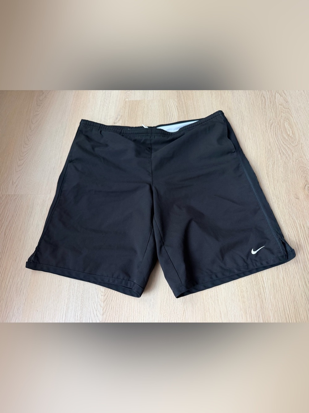 Vintage Nike Men’s Black Athletic Shorts Size L Built In Liner
